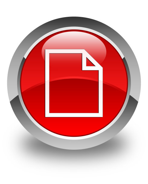 空白页图标亮红色圆形按钮图片下载