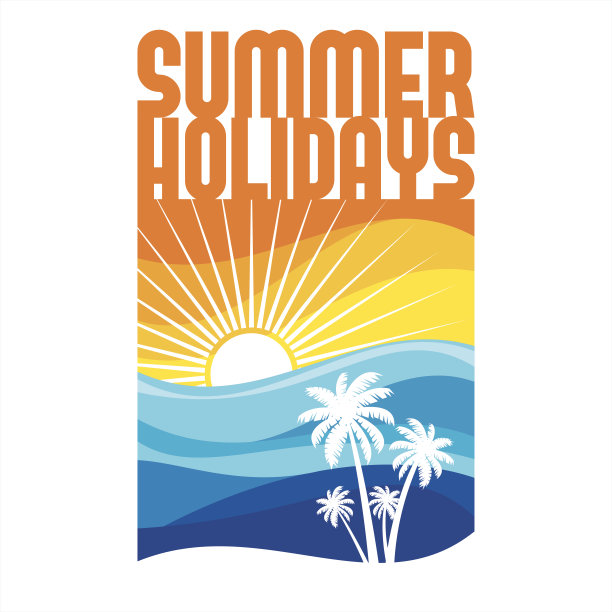 暑假插图&夏季背景图片下载