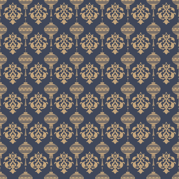 复古墙纸中国新年图片下载