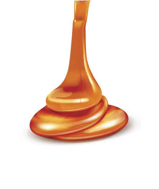 矢量元素设计-分流琥珀蜂蜜图片下载