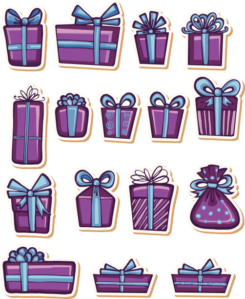 礼品矢量插图图片下载