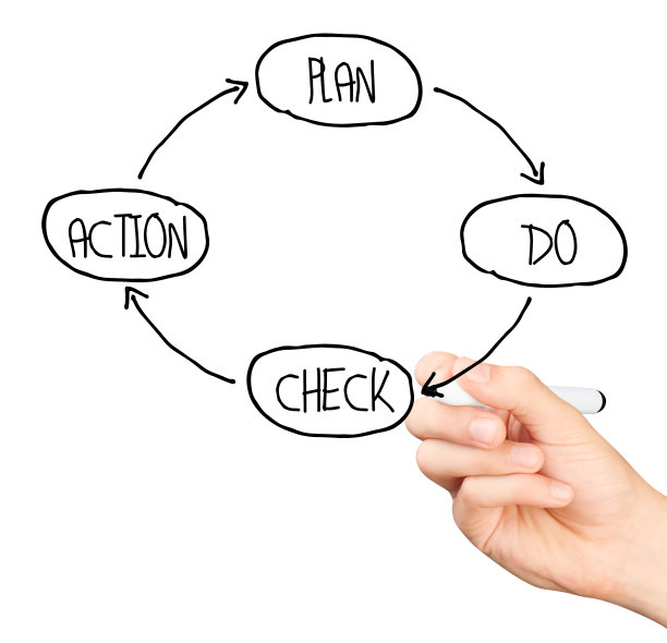 在白色背景上手绘一个孤立的图表图片下载