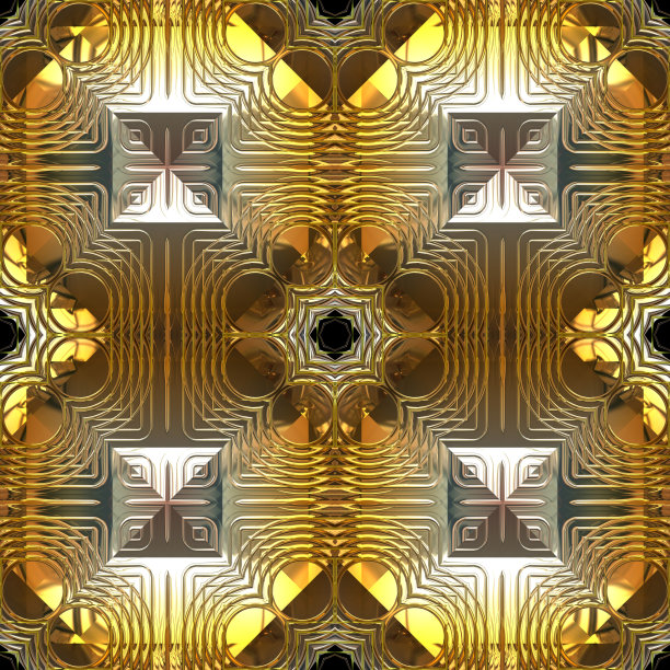 金银反射无缝图案图片下载