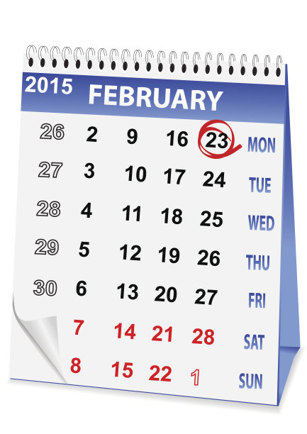 2月23日的假日日历图片下载