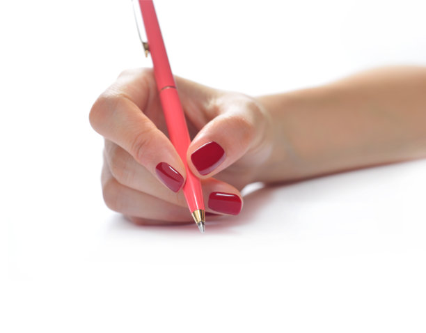 手握一支笔图片下载