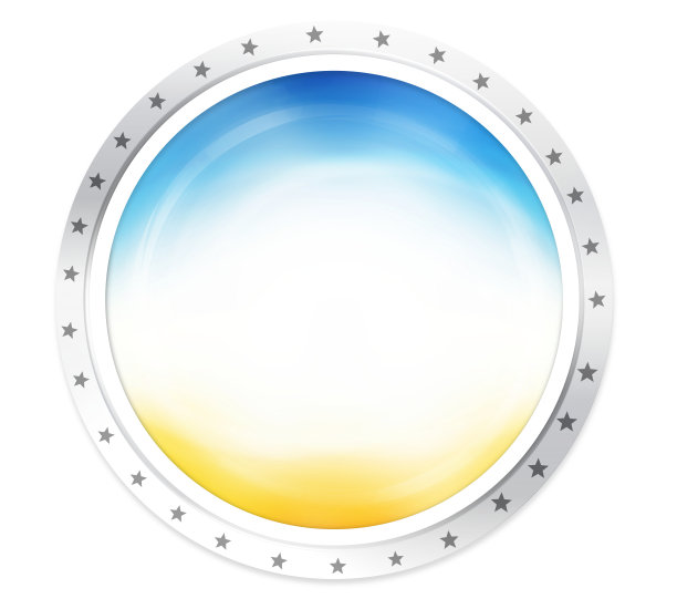 圆形图标星星边界图形图片下载