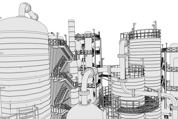 炼油厂图片下载