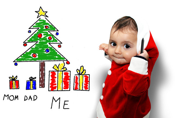 圣诞宝贝在圣诞节的时候图片下载