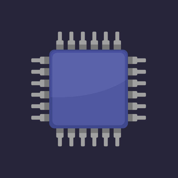 CPU图标。向量图片下载