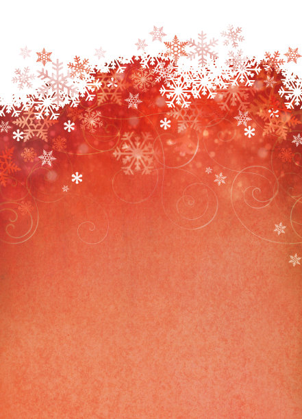 冬天雪花背景。图片下载