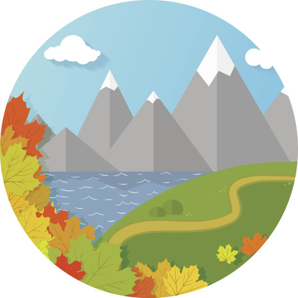 秋天的山图片下载