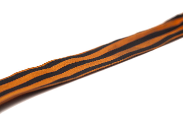 George Ribbon孤立在白色背景上图片下载