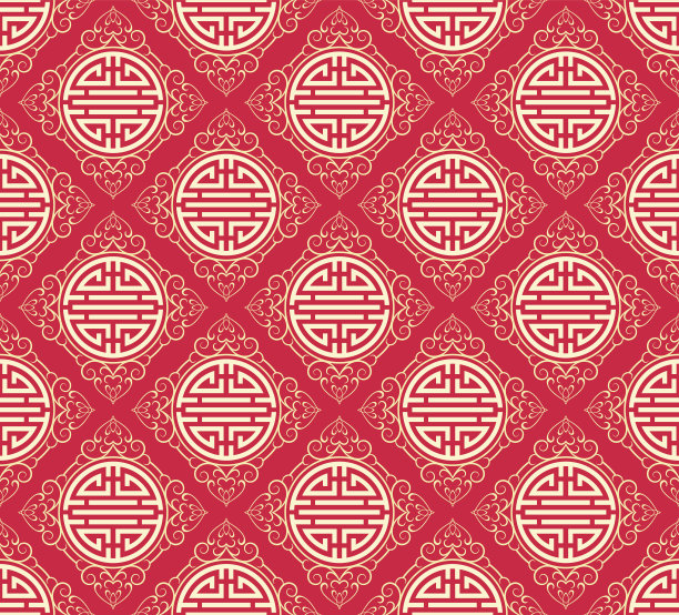 亚洲风格图案无缝纹理图片下载