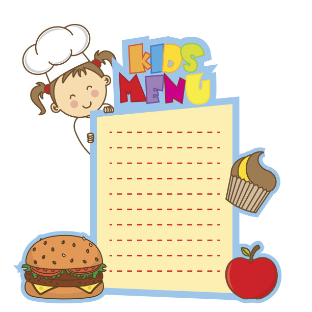 孩子的菜单图片下载