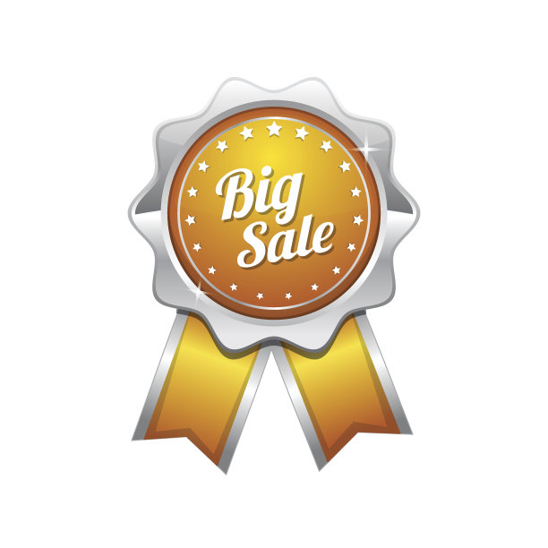 大销售黄色矢量图标设计图片下载