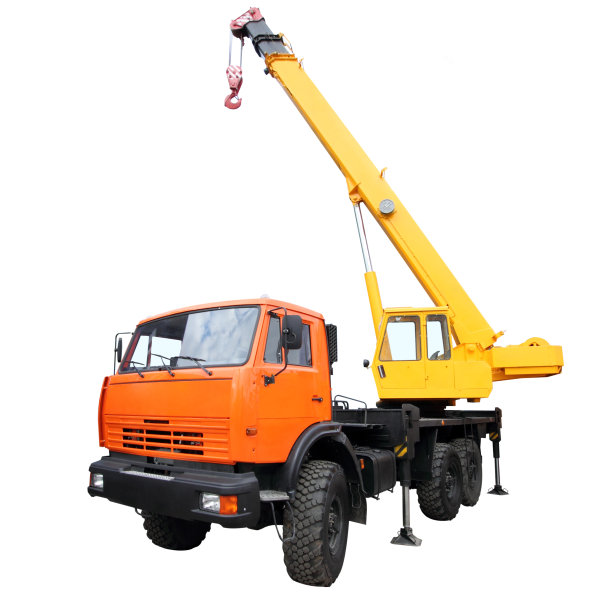 Сrane带一个上升的三角帆。图片下载