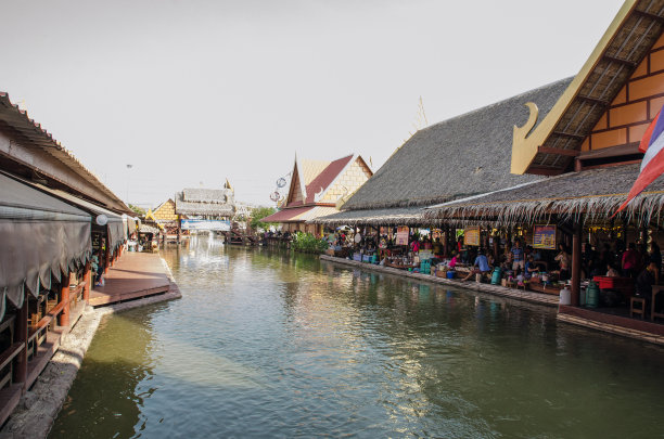 泰国水上市场图片下载