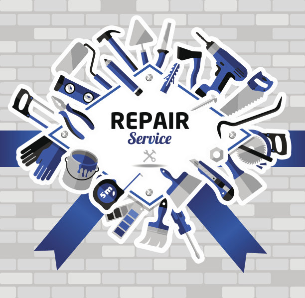 建筑工具图标集图片下载