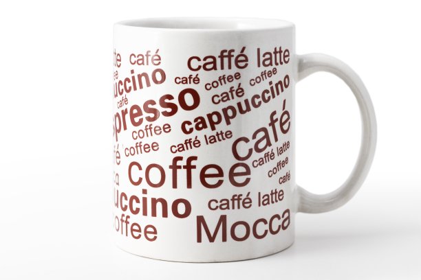 空的白咖啡杯图片下载