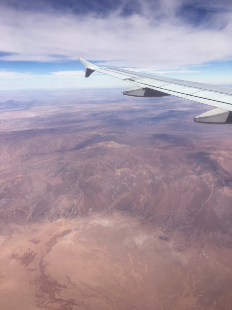 智利阿塔卡马沙漠的惊人鸟瞰图图片下载