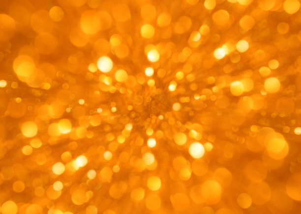 橙色的散景图片下载