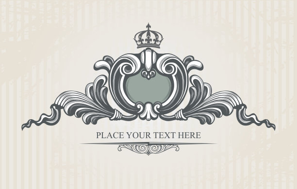 复古华丽的盾图片下载