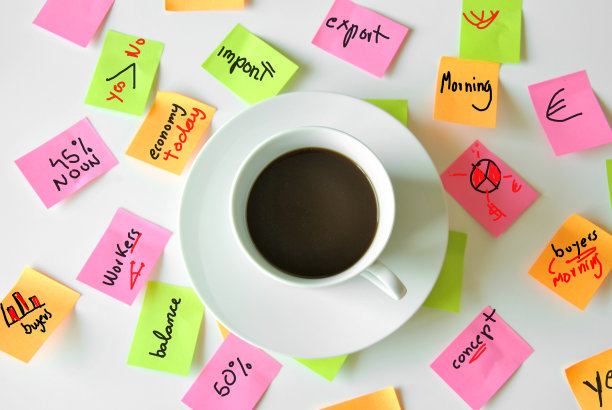 咖啡纸笔记图片下载