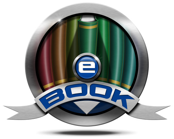 电子书-金属图标图片下载