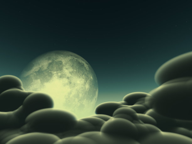 魔力月亮概念图片下载