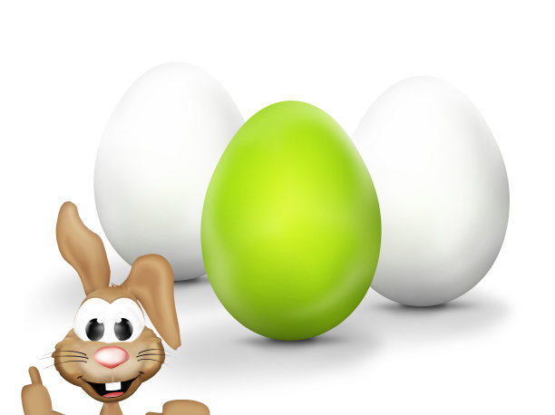 复活节兔子设计背景图片下载