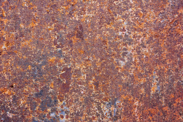 锈锌垃圾纹理背景。生锈的锌背景图片下载