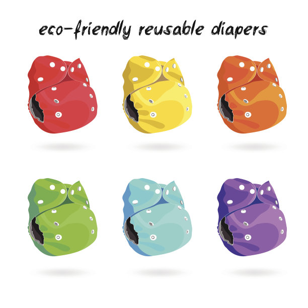 由织物制成的环保可洗可重复使用的尿布图片下载