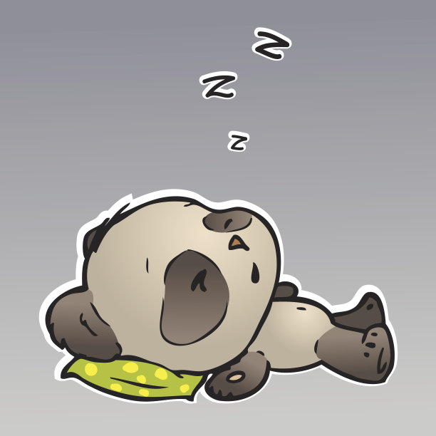 小睡觉的熊猫图片下载