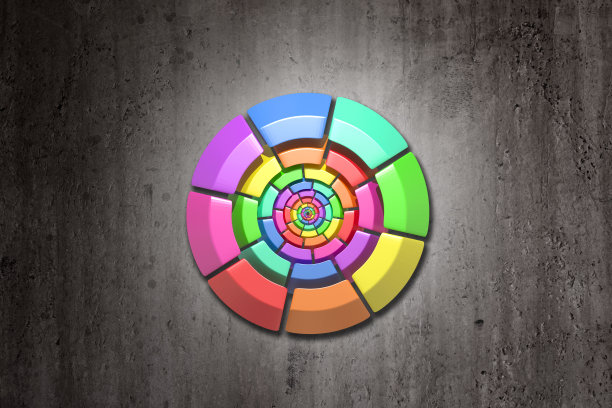 彩色的圆圈图片下载