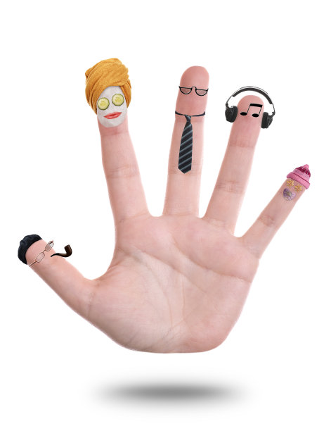 家庭插图为人的手图片下载