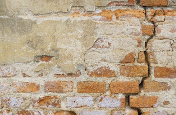 老房子的垃圾墙。纹理背景图片下载