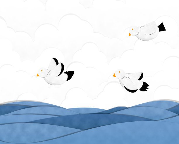 海鸥飞图片下载