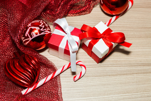 圣诞礼物装饰物图片下载