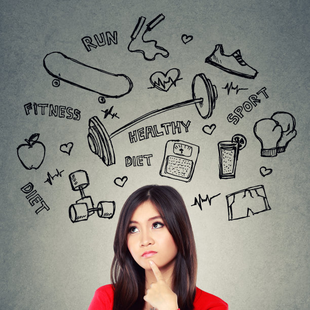 想运动的女人图片下载