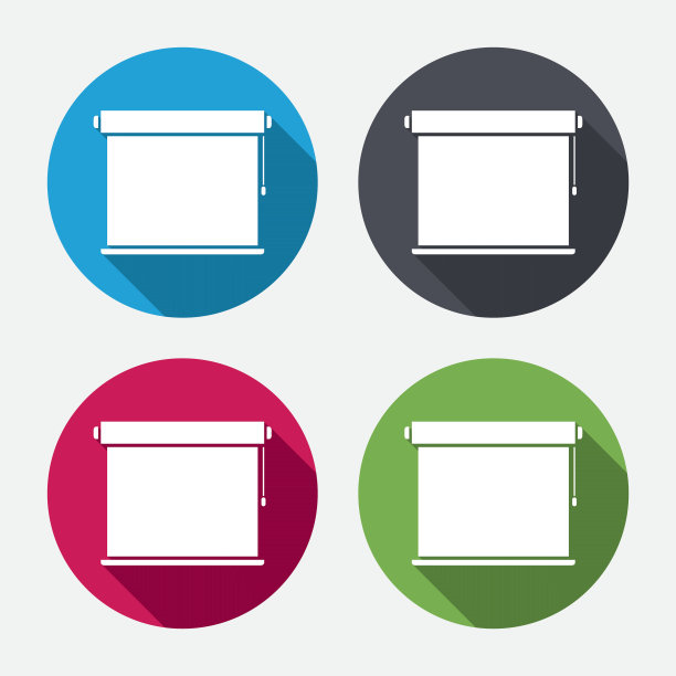 百叶滚动标志图标。百叶窗百叶窗。图片下载