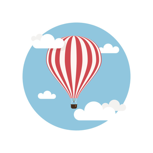 热气球素材图片