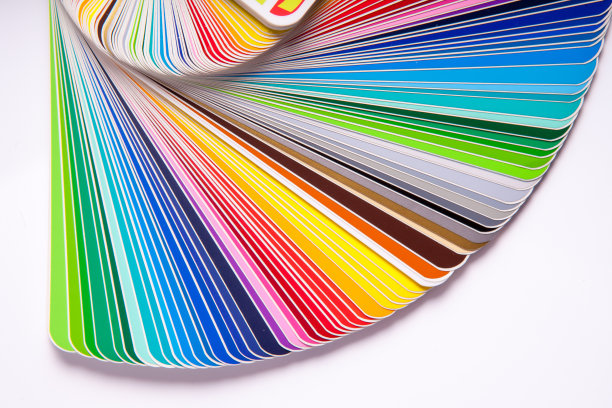 颜色指南样本孤立的白色背景图片下载