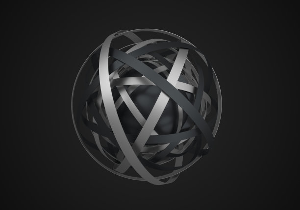 带环球体的三维绘制。图片下载