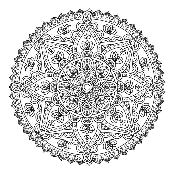 曼荼罗东方模式图片下载