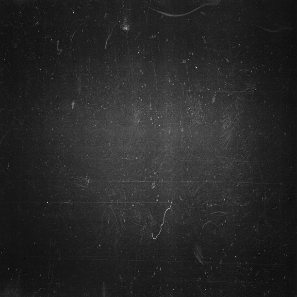 垃圾电影负片背景，方形格式和vignetted图片下载