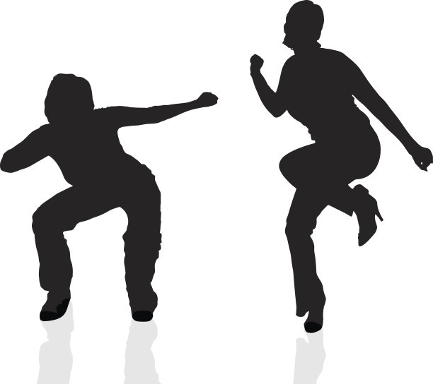 一个女人的矢量剪影。图片下载