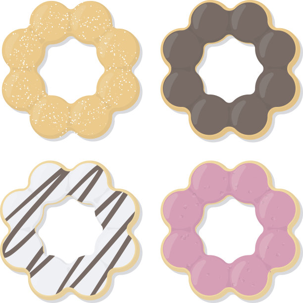 甜蜜的思考甜甜圈图片下载