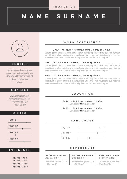 简历模板图片下载