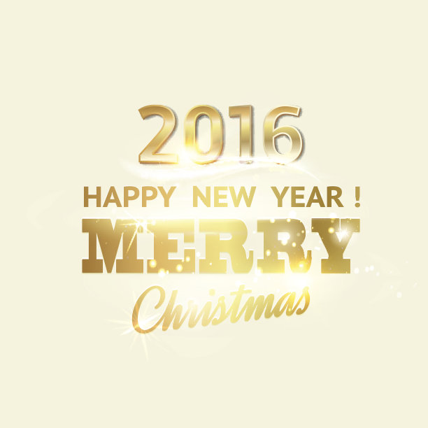 圣诞槲寄生节日贺卡与文字图片下载