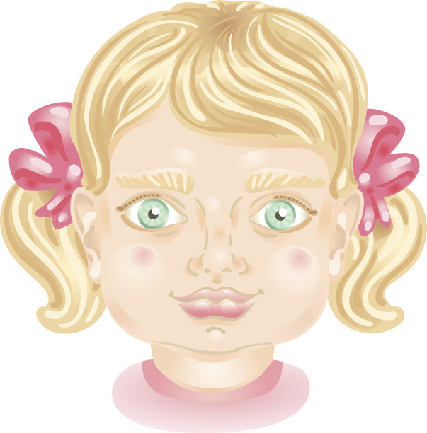 一个小女孩的脸图片下载